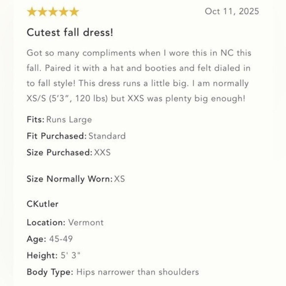 NWT Size 1X- Anthro The Delphine Cotton Sweater Twofer Mini Dress (NWT US$ 158) - Picture 9 of 16